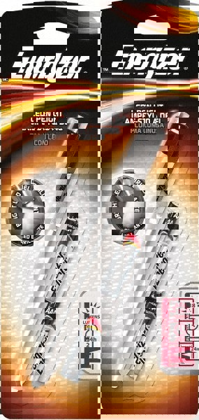 LED Pen Light, 2 AAA Batteries (Included), Silver/Black